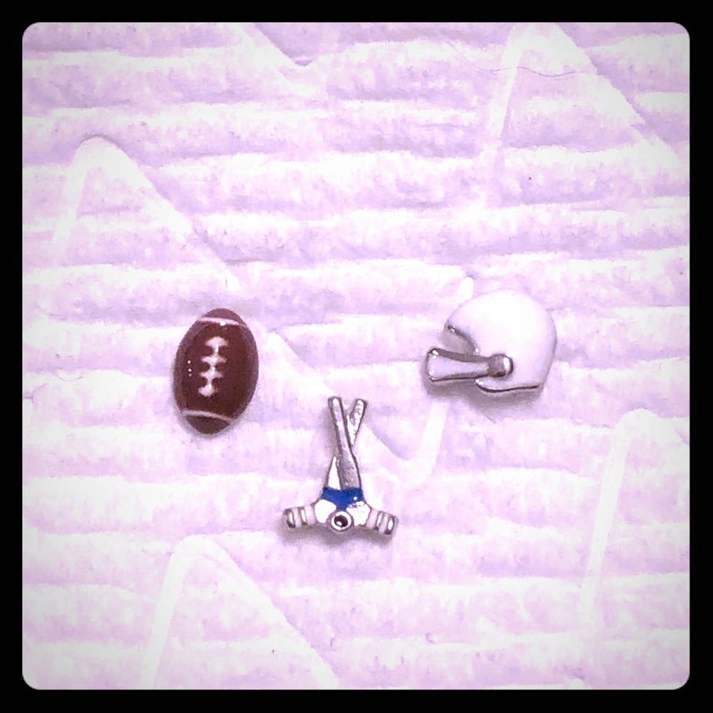 Origami owl sports charms